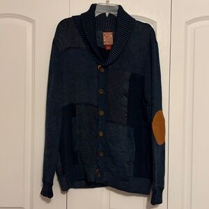 Lucky Brand patchwork cardigan Size Large